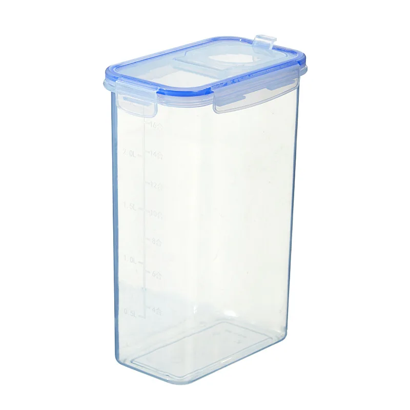 Kitchen Sealed Canister for Grains & Pulses, Home Storage, Insect & Moisture Proof, Plastic Preservation Box