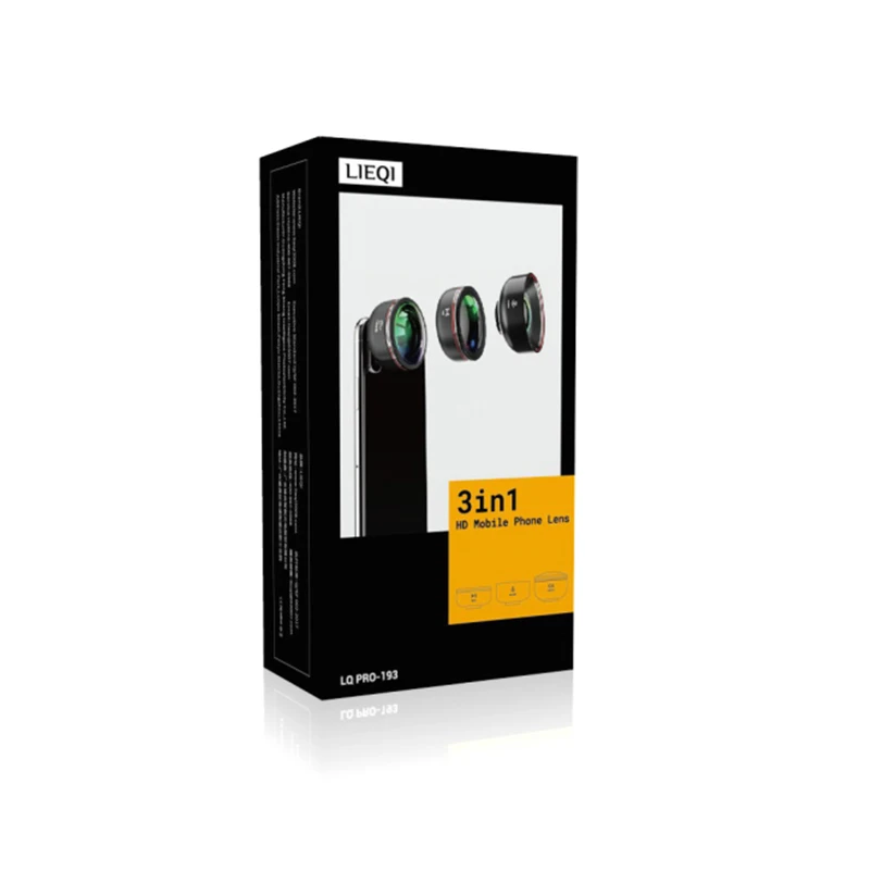  Горячая Распродажа HD 3 в 1 клипса на Объективы для сотовых телефонов по выгодной