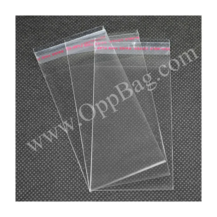 9x24cm 670 pieces /pack Transparent Opp Bags with self adhesive seal bopp pp Sleeve polypropylene cello poly plastic bag