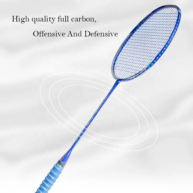 ALP LTP 100% Full Carbon Fiber Badminton Racket 8U 62g 22-32lbs For Professional Offensive Types Racquet Players With Strung