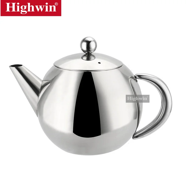Wholesale Factory 1000ml Stainless Steel Infuser Tea Pot