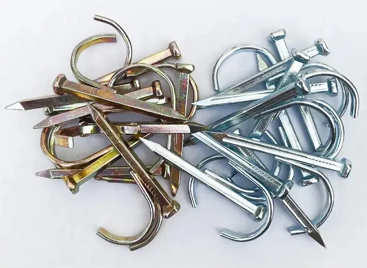 Decorative material garden pipe hook nails building construction material semi circle ring
