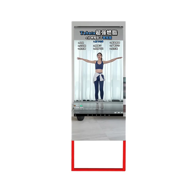 32/43 Inch Touch Screen Magic AI Smart Fitness Mirrors Touch Screen Home Workout Mirror