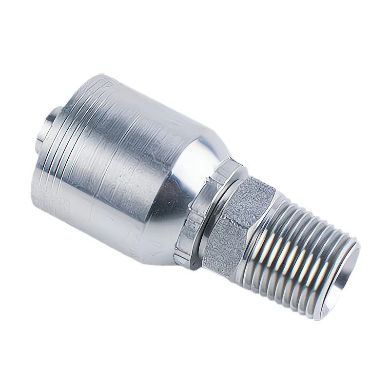 Jic /Bsp/Bspt/Npt/Metric/Orfs/Sae 15618 цельный интегрированный бесштепсельный Соединительный поворотный многоразовый гидравлический шланг