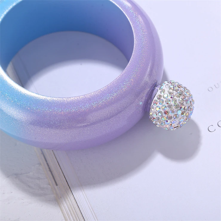 Bangle Flask with Crystal Lid Stainless Steel Flask Gift For Women Girls Hidden Flask Bracelet Funnel Set