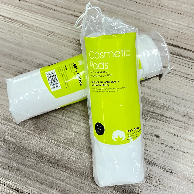 Wholesale Cleaning Makeup Remover Pads Cotton Disposable Makeup Remover Pads for Beauty