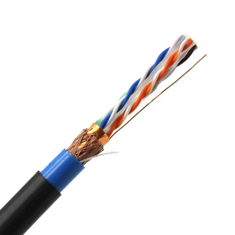 Outdoor Indoor Network Cat5 Cat6 Cable Waterproof 305M Roll Box Shielded Internet Cable UTP Cat 6 Lan Cable