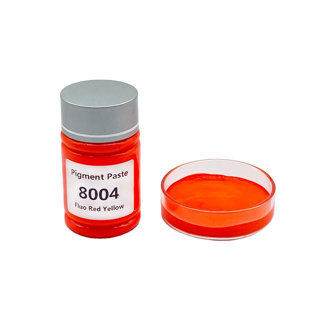 Water Based Pigment Fluo Red Yellow pigment For Paints Inks Textile Printing/Fluorescent  series liquid color paste