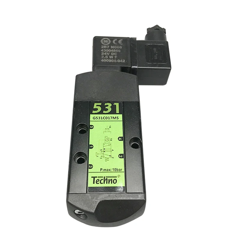 G531C017MS G531C018MS Double Coil 1/4 Inch Spool Type Namur Aluminium Body Threaded Single Coil Solenoid Valve