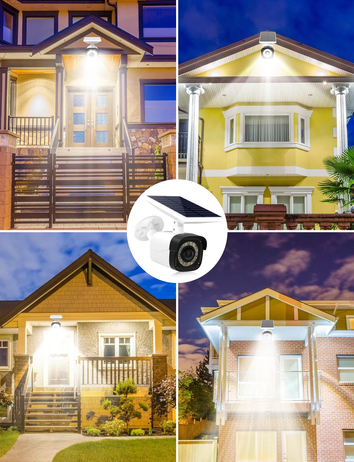 solar power motion sensor light