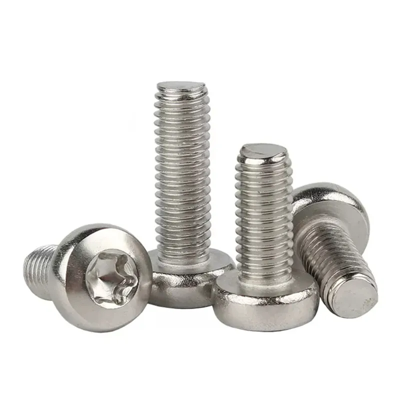 M5 M6 x 12 мм ISO7380 нержавеющая сталь 1/4-28 Torx Pan Head болт T9 T10 T15 T20 T25 T30 T45 машинные винты для строительства