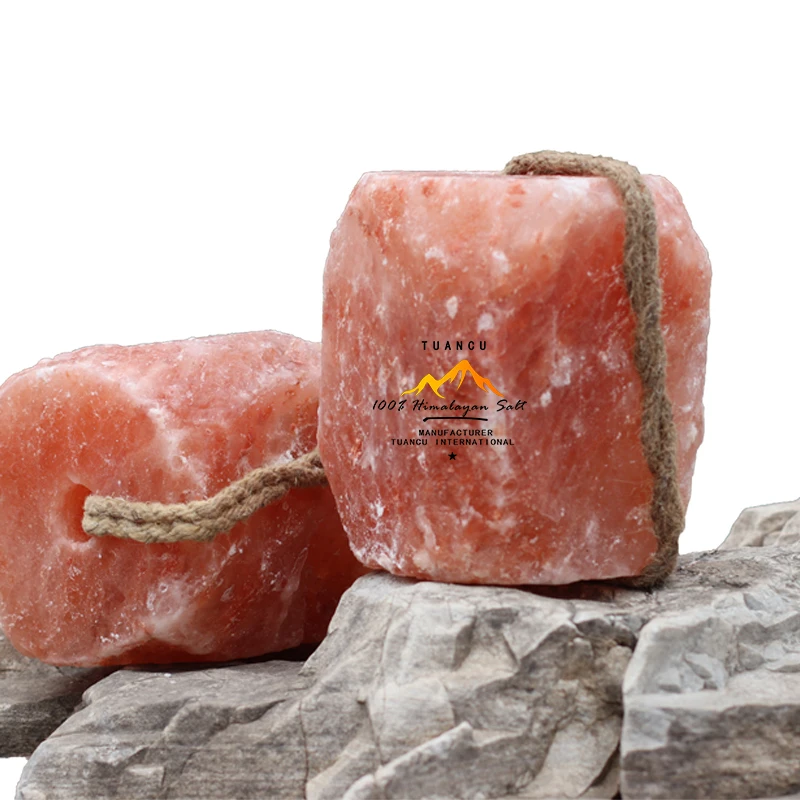 Rock Cow Licking Salt Animal Pink Himalayan Lick Salt Natural Food Grade Customizable Livestock Cattle 3 Year Cattle Rope 98%min