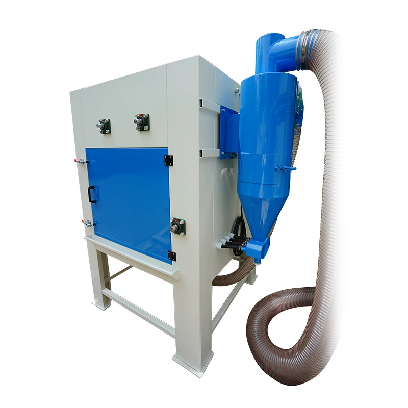 Sandblaster Automatic rotary table sand blasting machine for wheel rim