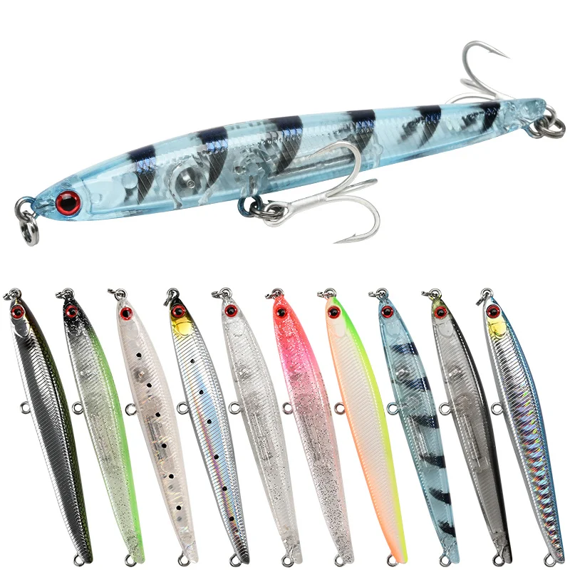 ALLBLUE SPEAR 90S Sinking Pencil Longcast Tungsten Artificial Bait Bass Pike Tackle
