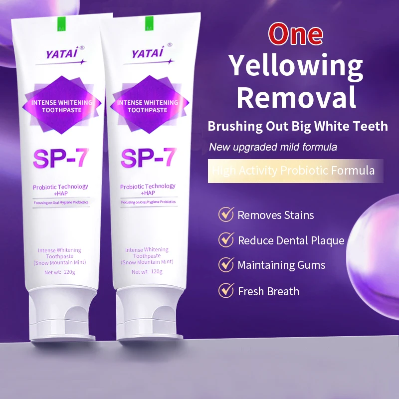 Custom Oral Care Removing Stains Toothpaste Clean Teeth Tartar Control Whitening Probiotics Tooth Paste
