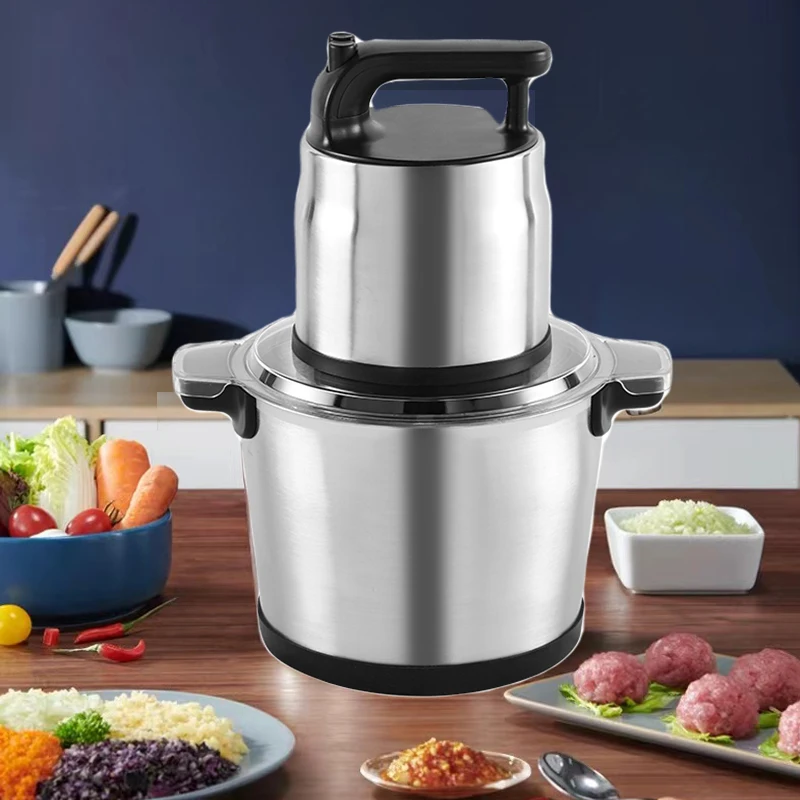 Yam Pounder Machine 6L Meat Chopper Fufu Pounding Blender Portable Multifunction Electric Meat Grinder