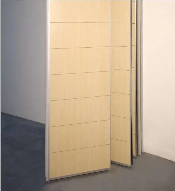 sliding soundproof movable partition folding acoustic panel movable partition wall