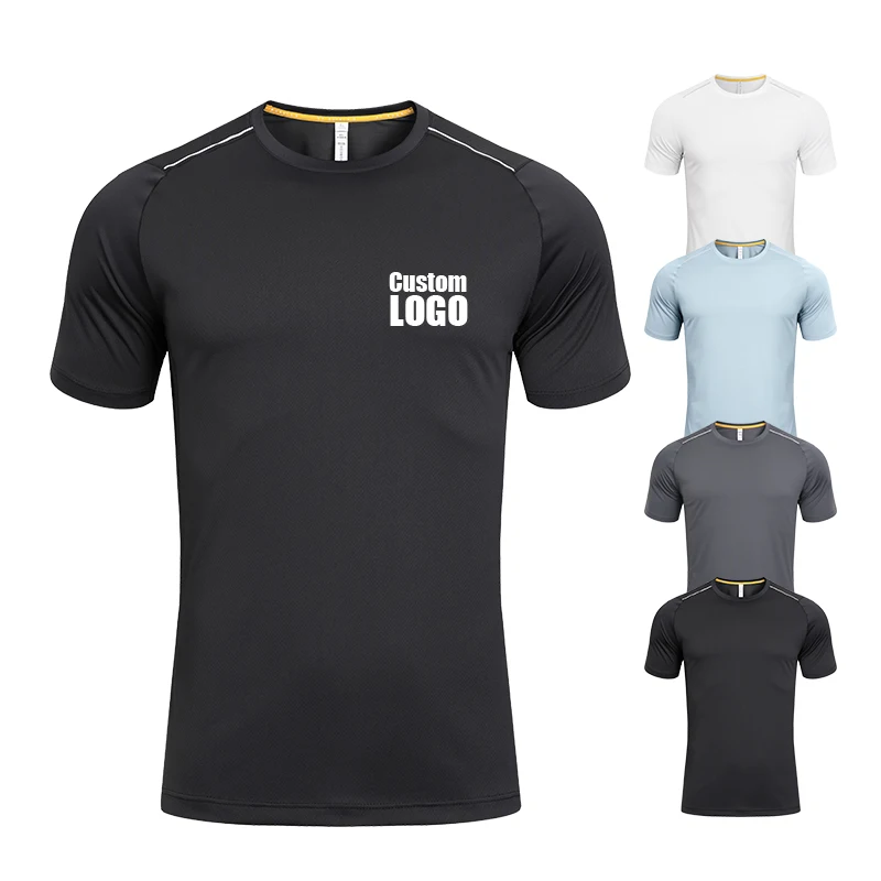 Мужские футболки с принтом на заказ 100% спортивные блузки из полиэстера унисекс повседневные