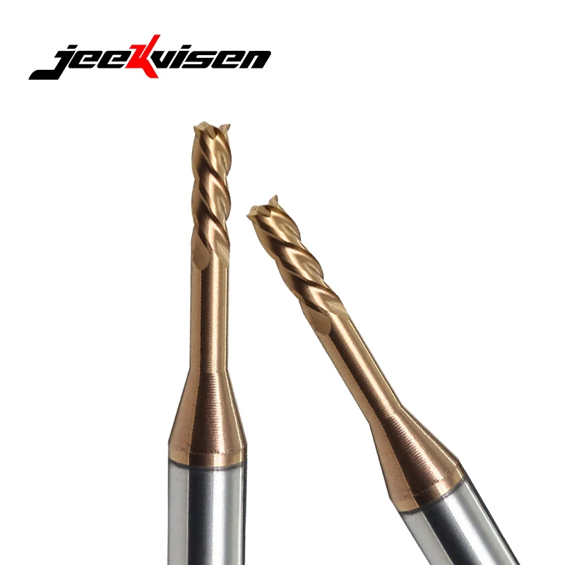 Four-Flute Deep Groove Flat Milling Cutter Tungsten Carbide Coated End Mill for Cnc Machine Endmill Tool