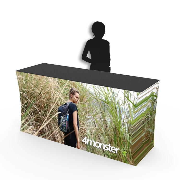 China Manufacturer Aluminum Tension Fabric Trade Show aluminium foldable counter