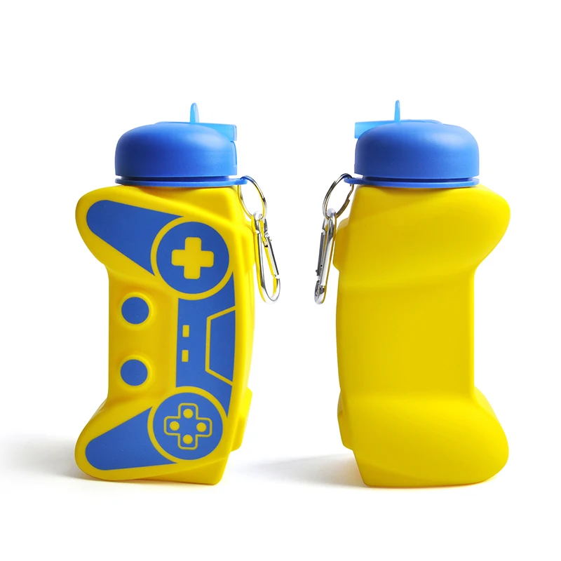 600 мл геймпад игровой контроллер форма мультяшная соломенная детская бутылка для воды