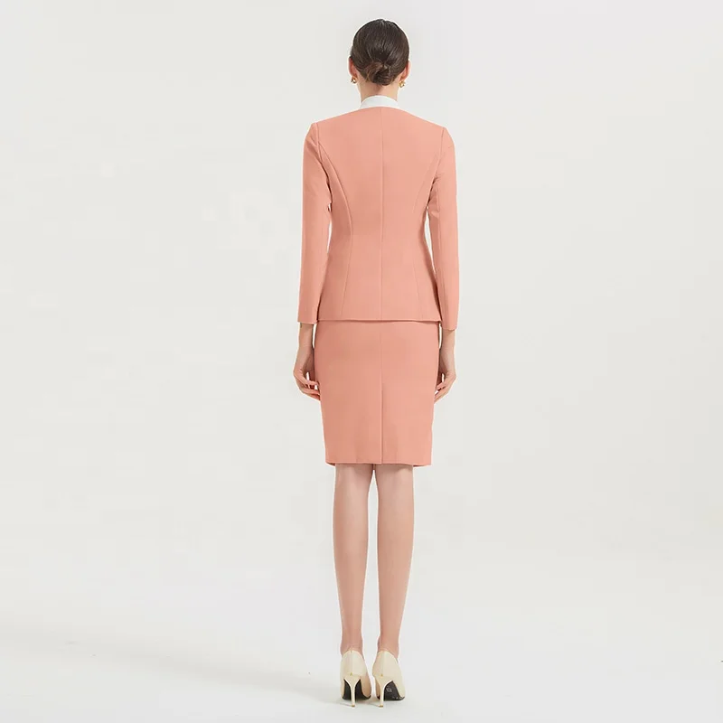 2023 latest original distributing office wear blazer and skirt suit sets for ladies elegant business wear