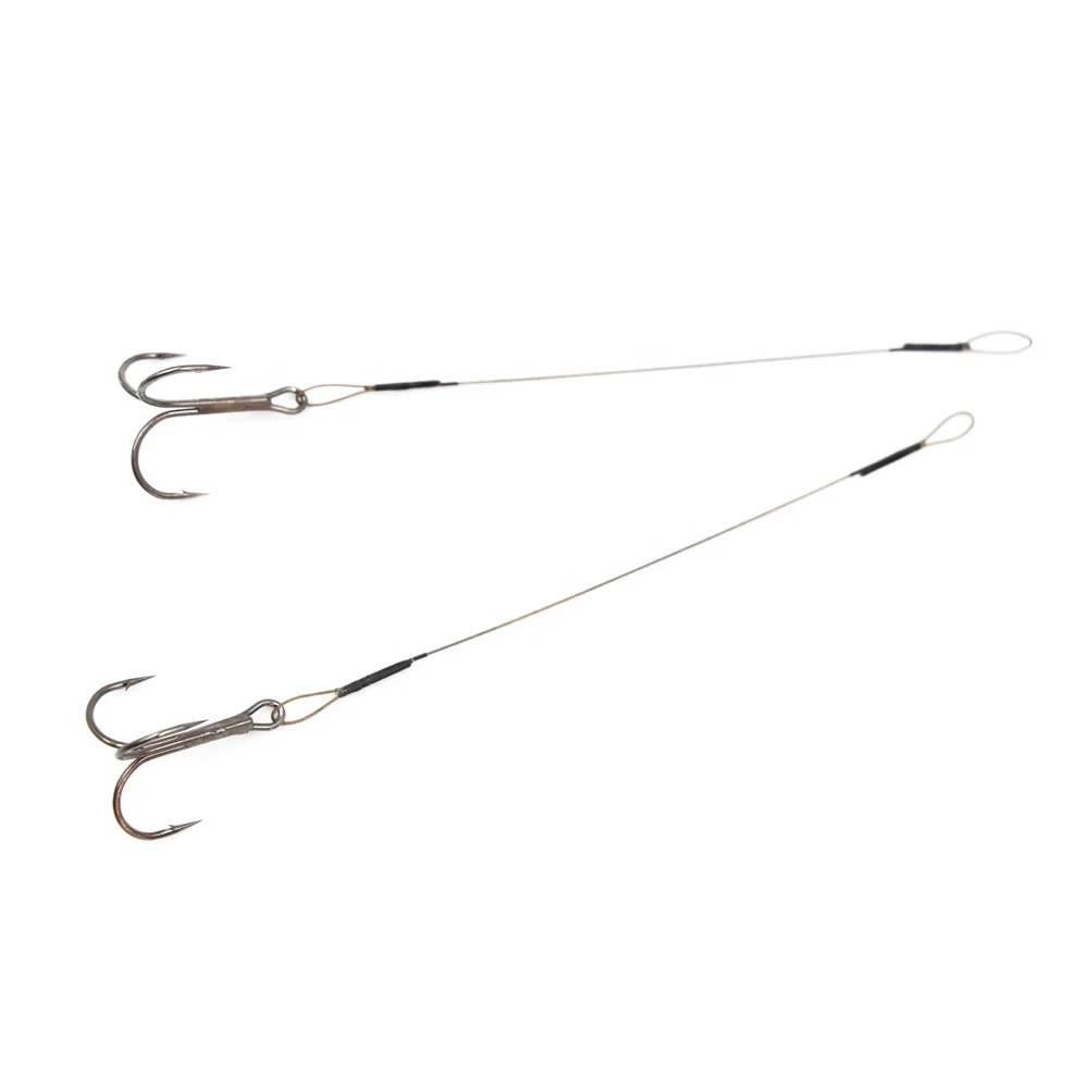 3 size Fishing Hooks With Connector Big Shad Lure Strength Stingers rig