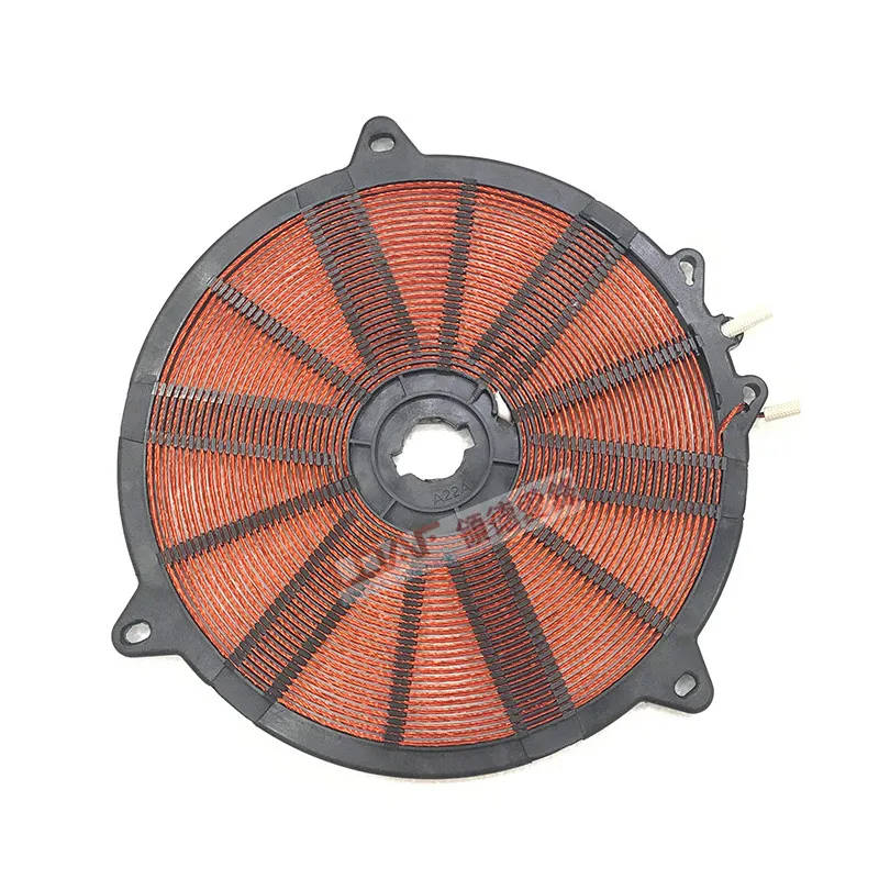 Copper coil panel for wok and induction cooker accessory induction cooker plate