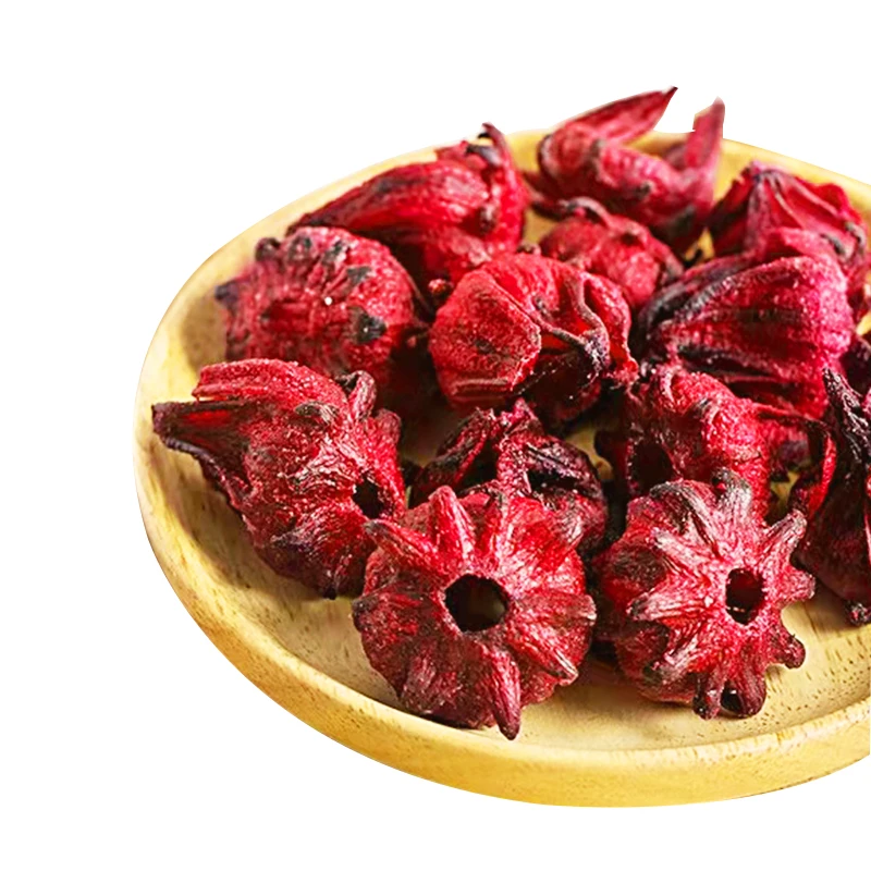 New Product Ready to Eat Vacuum Fried Dehydrated Dried Fruit Roselle Chips