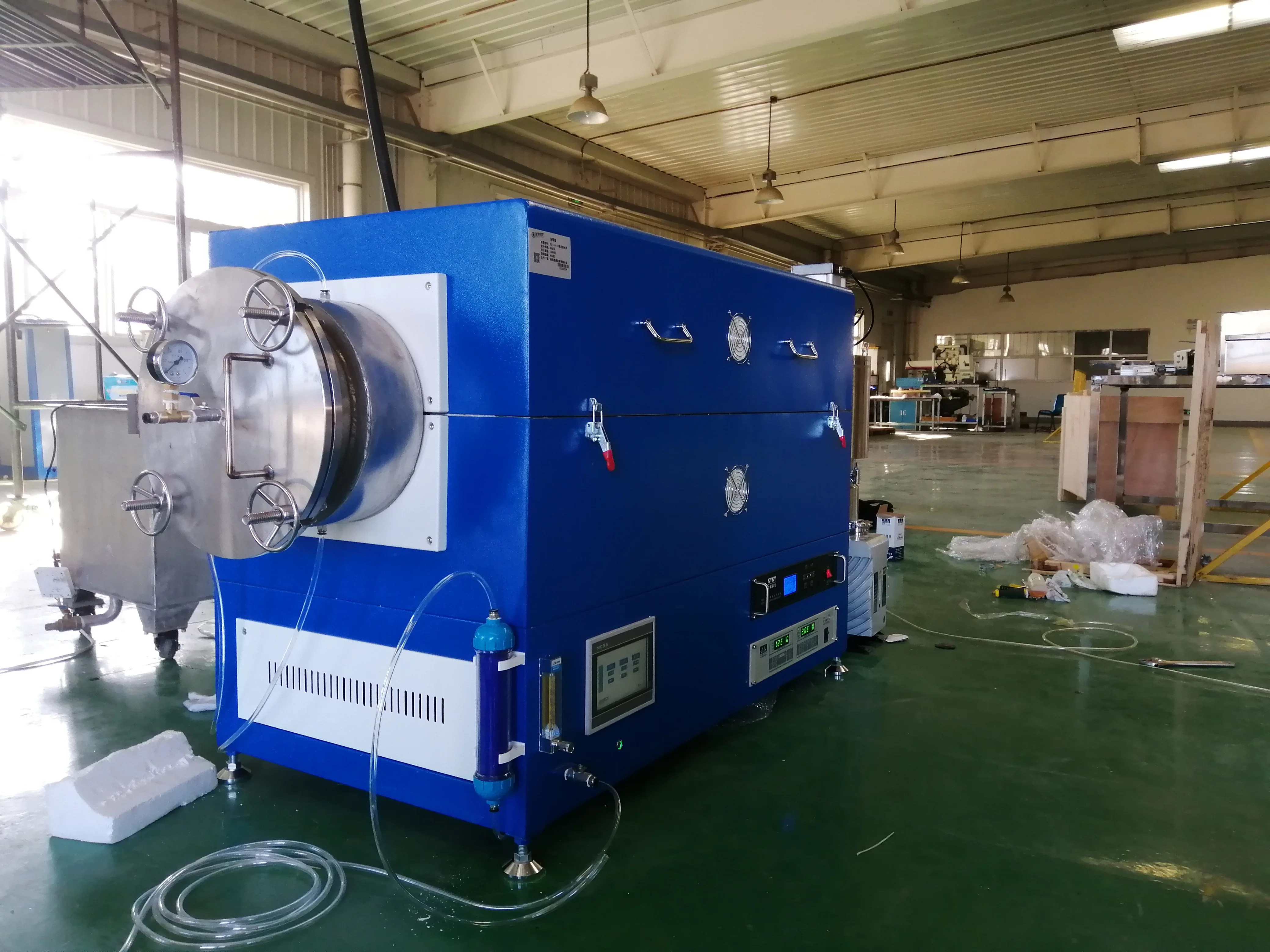 Non-oxidizing high temperature vacuum annealing tube furnace for copper parts