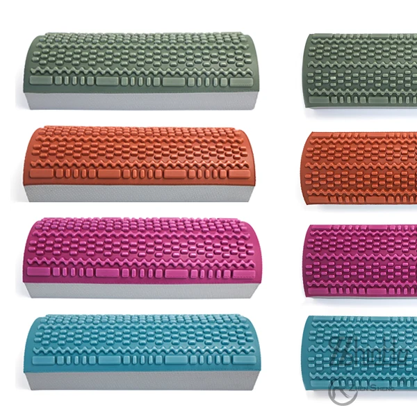Zhensheng hot selling patent design new yoga balance disc massage roller balance pad 40cm length