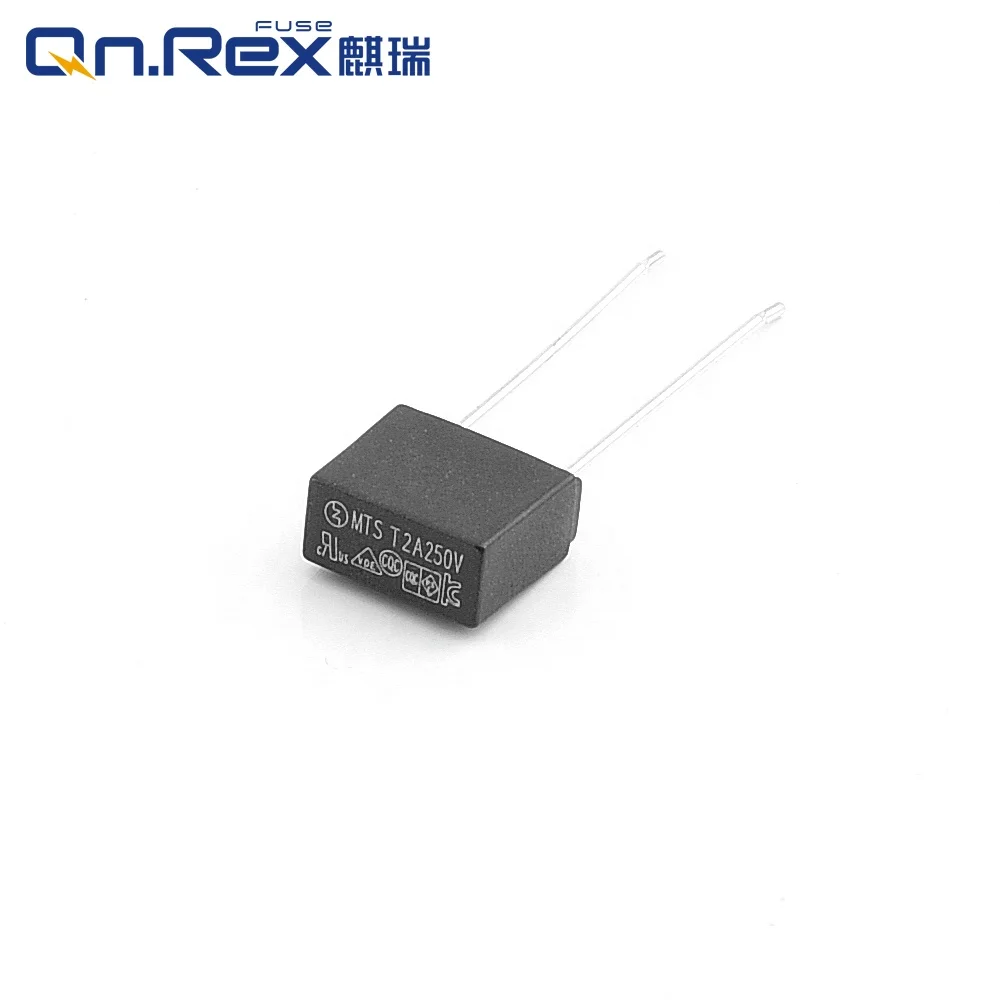 4mm MFS Series Radial Lead Square Cylinder Fast Acting Slow Acting Fast Blow Slow Blow Time Lag Subminia Micro Fuse