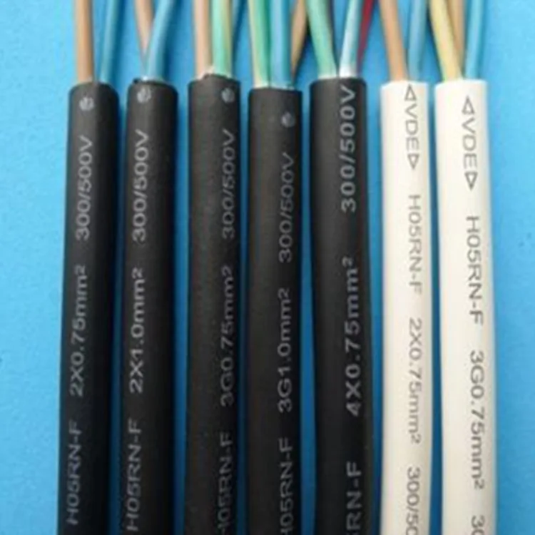 Factory Price H03RN-F H05RN-F H07RN-f VDE Power 3X1.5 3X2.5 3X3.5 mm2 Flexible Flat Rubber Electrical Cable