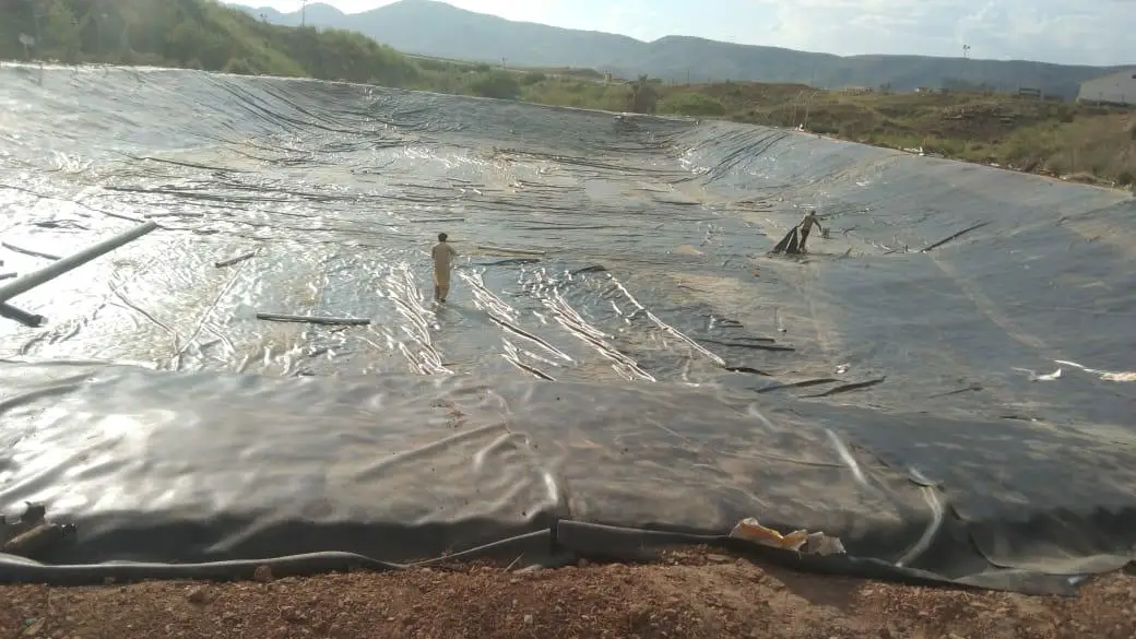 Factory Hot Sale Fish Farming 300mic 0.3mm Pond Liner Shrimp Farming Liner HDPE Plastic Sheet New Virgin Material anti UV Cheap