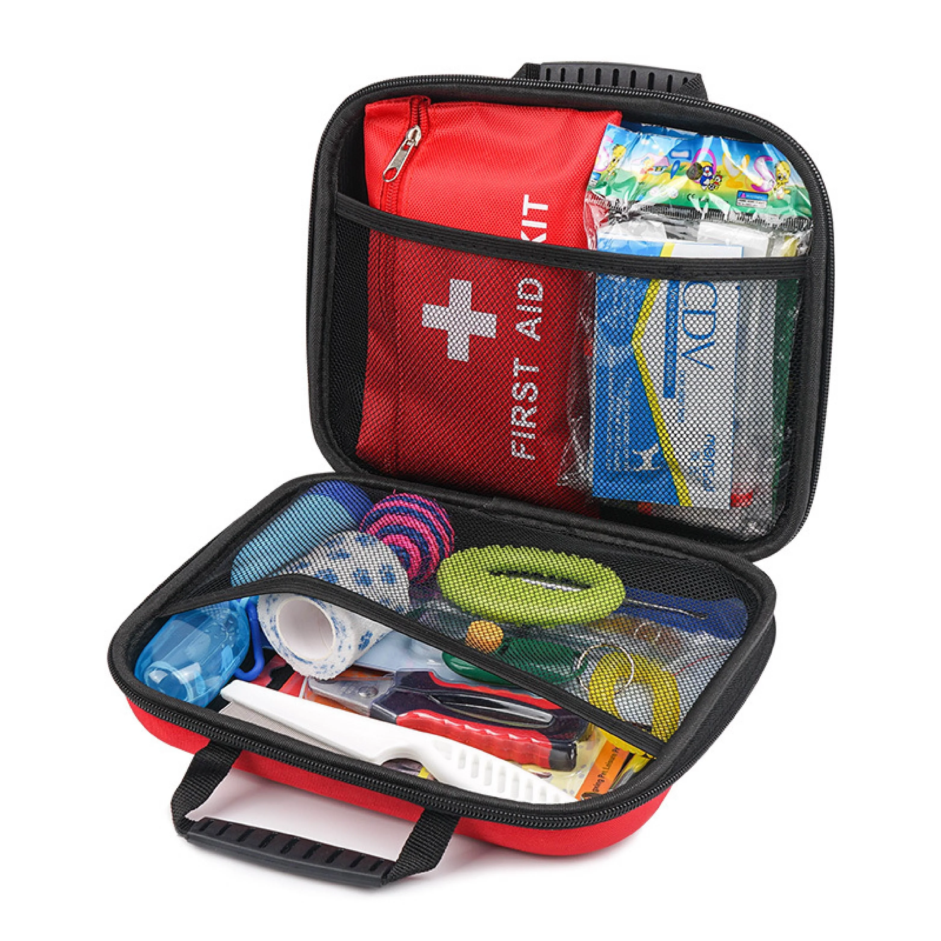 Portable EVA Waterproof Emergency Dog Cat Pet First Aid Bag Kit For Outdoor Travel Camping With Medical Supplies Wholesale