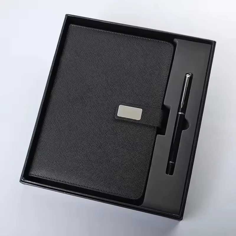 Promotional Luxury Business Gifts Box Set A5 Notebook With Usb Flash Drive Pen set Office Festival executive corporate Gift Sets