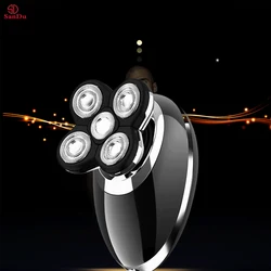 2021 New arrived 5D Rotary Shaver Heads Rechargeable USB Electric Shaver Razor for Men
