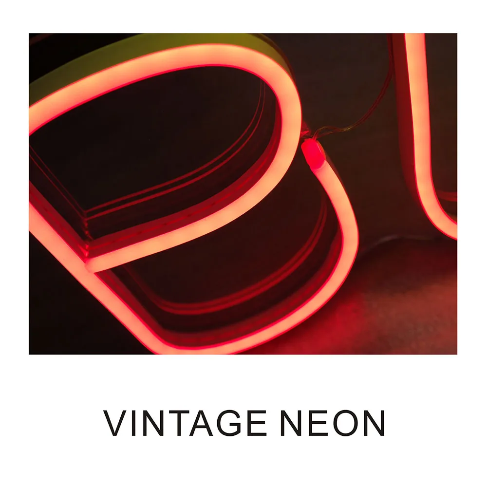 Burger neon logo signage for business led light