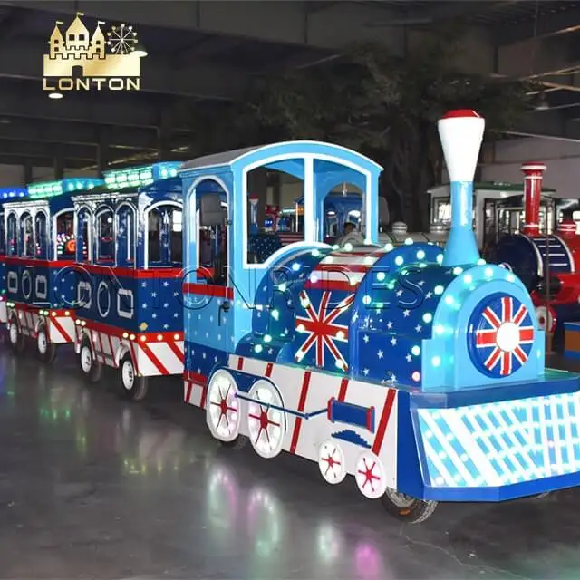 
Amusement Indoor fairground rides mini kids electric trackless train for sale 