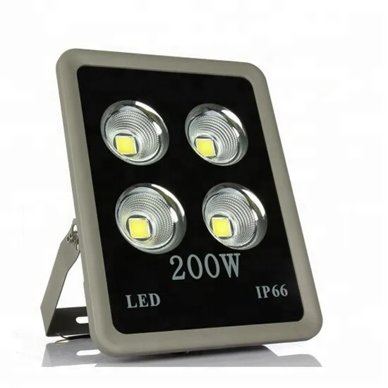200W LED Flood Light Reflector 4 Leds Outdoor Dimmable 110V 220V IP65 Waterproof Spotlight Camping Lamp Daylight Working Light