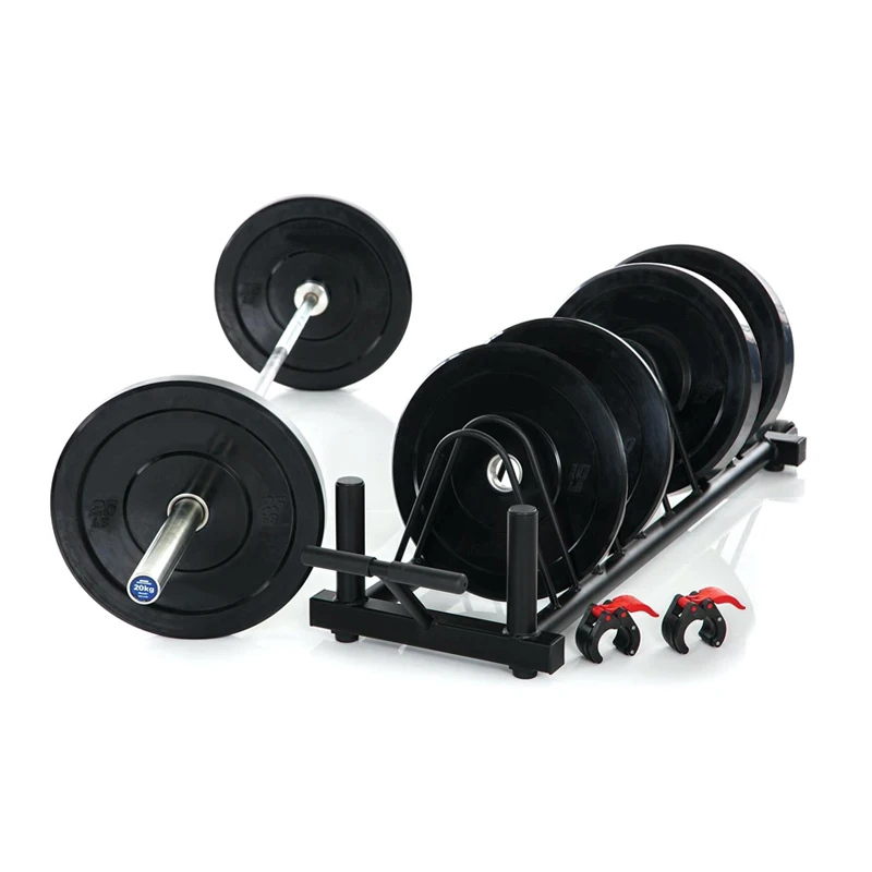 
Hot selling custom logo gym tools fitness set body building weight lifting equipment Rubber Bumper Plates 