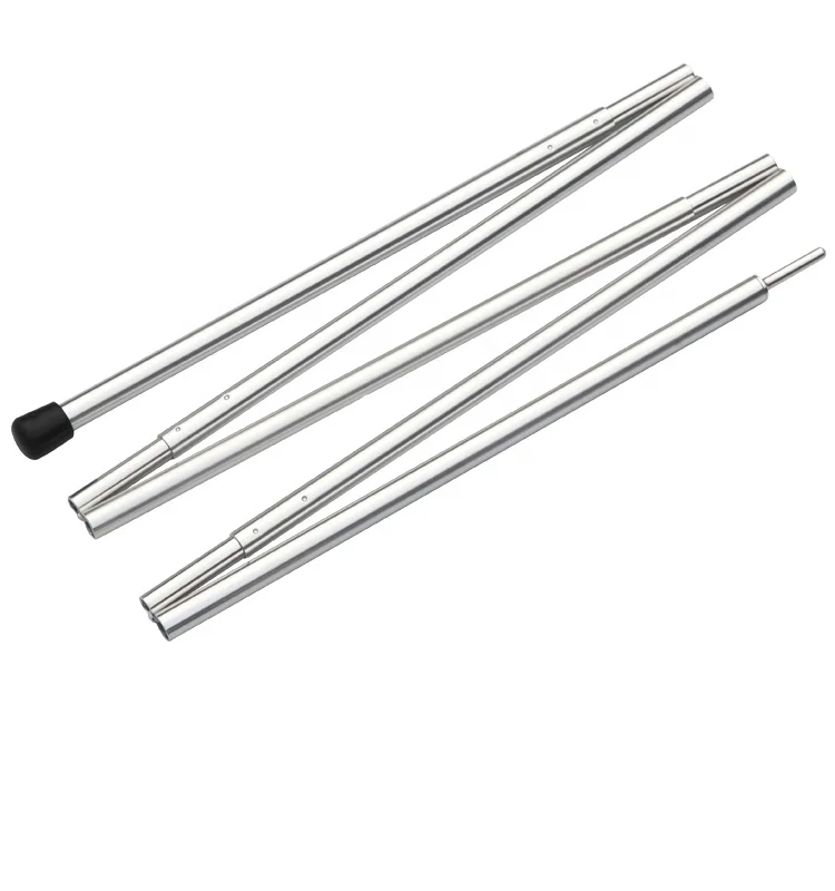 57352#Adjustable Aluminum pole replacement Tarp Pole Vario