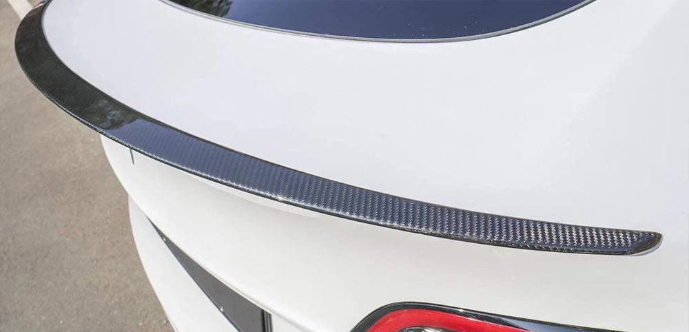 High Performance Carbon Fiber Spoiler Rear Wing For Tesla Model 3 Carbon Fiber Car Accessories Decoration