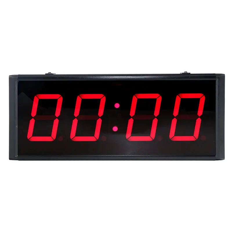 ZX 4 inch 4 digit Multi-function LED Time Display Countup Countdown Sports Fitness Study Meeting Stopwatch Clock Digital Timer