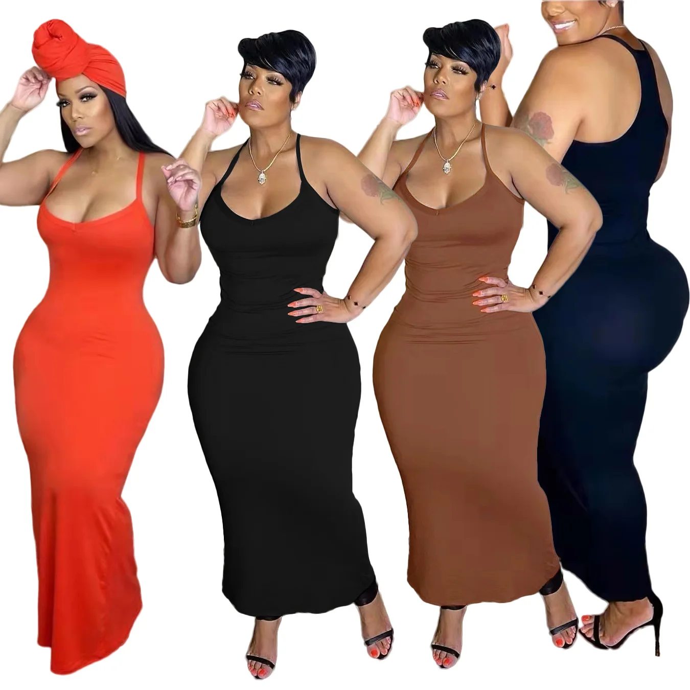 Summer Bodycon Africans Sundresses Maxi Long Dresses Women Sexy  Ladies Elegant New Design Maxi Dress