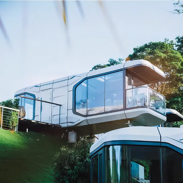 Mutong portable temporary house luxury design fabricated portable housing unit for sale