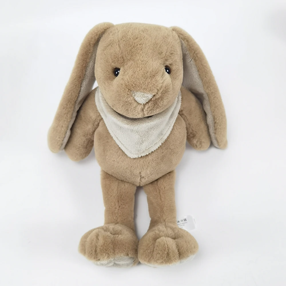 Wholesale manufacture  high quality soft plush bunny shape  stuffed plush toy OEM customized logo