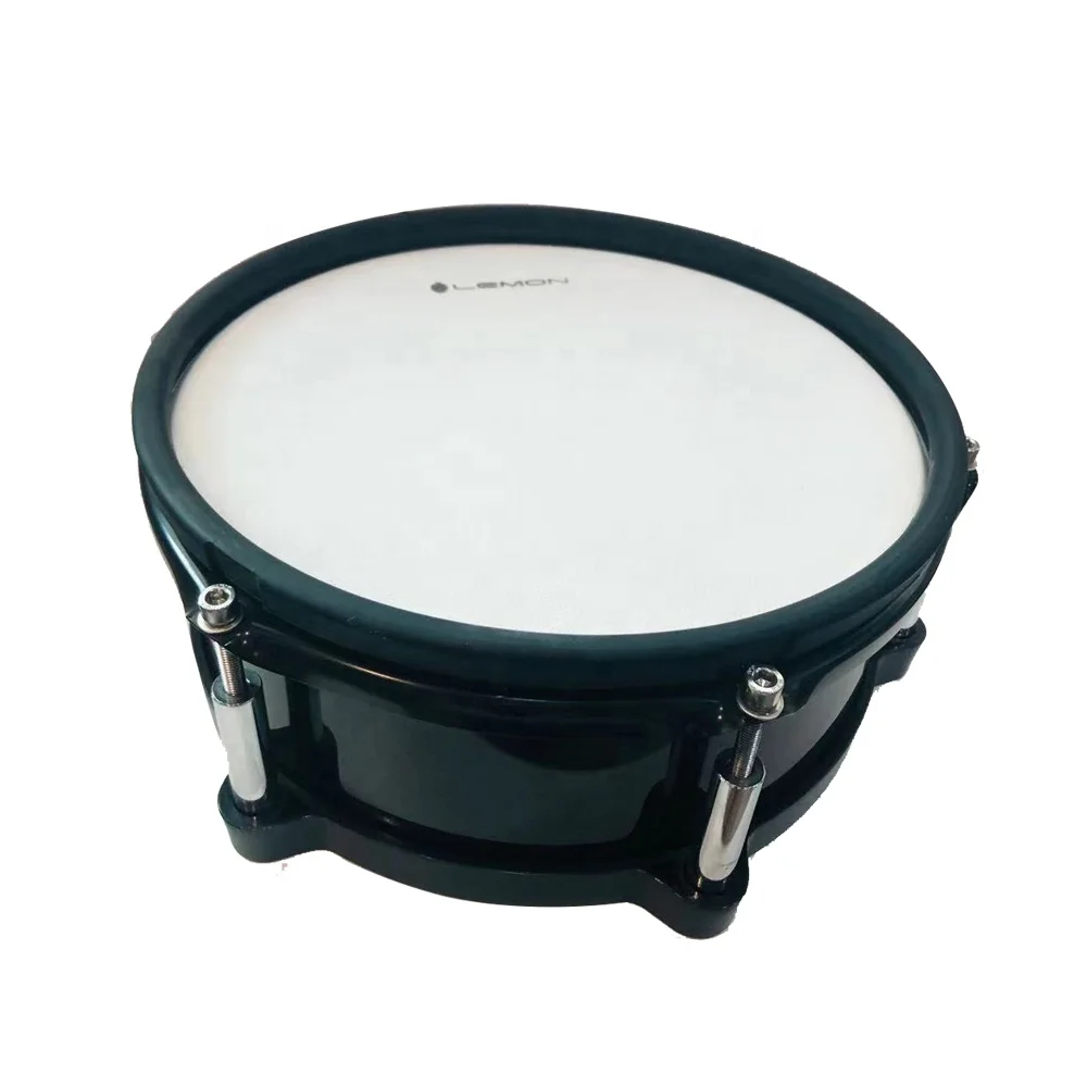 Lemon wooden snare drum pad 13-inch Dual-zone mesh head for electronic drum set