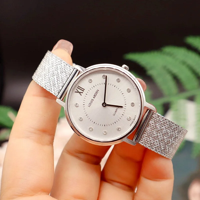 Aimgal surgical steel sapphire Mineral reinforced glass mirror Japanese movement quartz watch Water resistance 3ATM