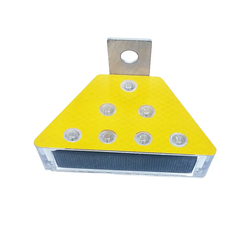 Highway and bridge solar guardrail delineator LED reflector expressway barrier warning lights road markers light